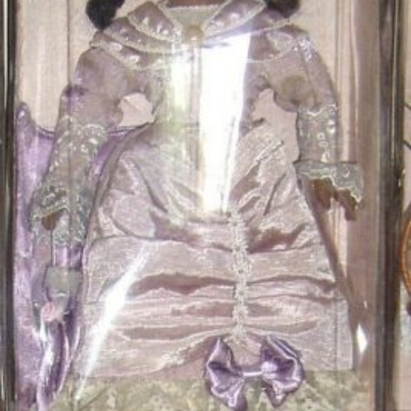 African American Victorian Style Porcelain Doll - Picture 3 of 5